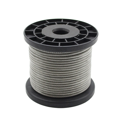 316 2.5mm Stainless Steel Wire Rope 1x7 Drawn Wire