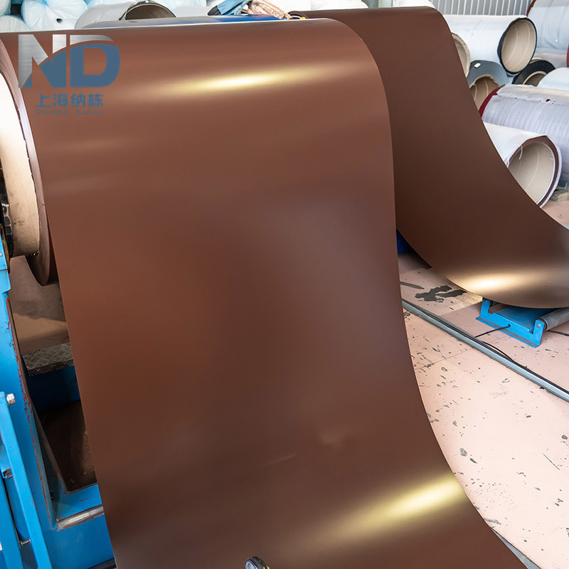 Prepainted Galvanized Steel Coil PPGI Colored GI Metal Roof Roll 600mm - 1250mm