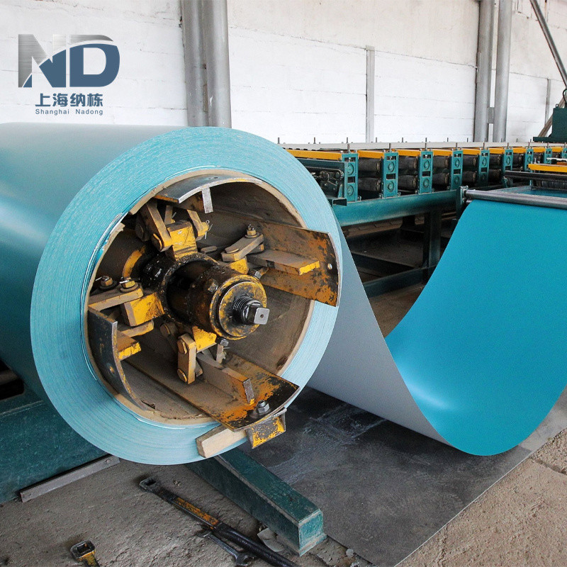 Prepainted Galvanized Steel Coil PPGI Colored GI Metal Roof Roll 600mm - 1250mm