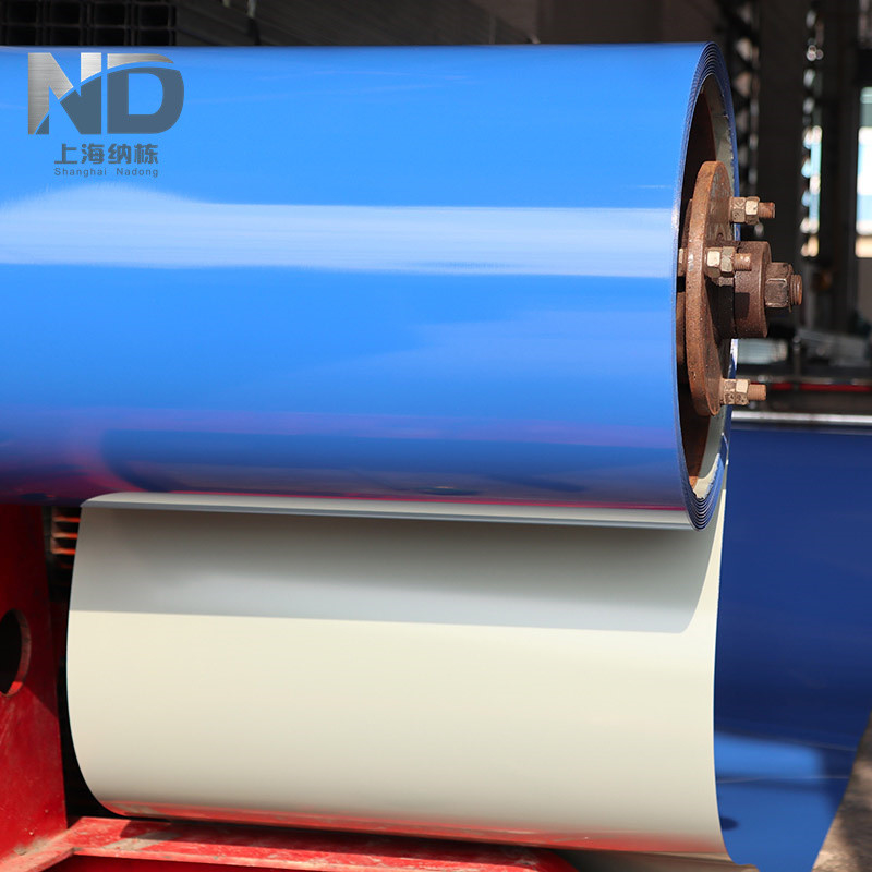 Prepainted Galvanized Steel Coil PPGI Colored GI Metal Roof Roll 600mm - 1250mm