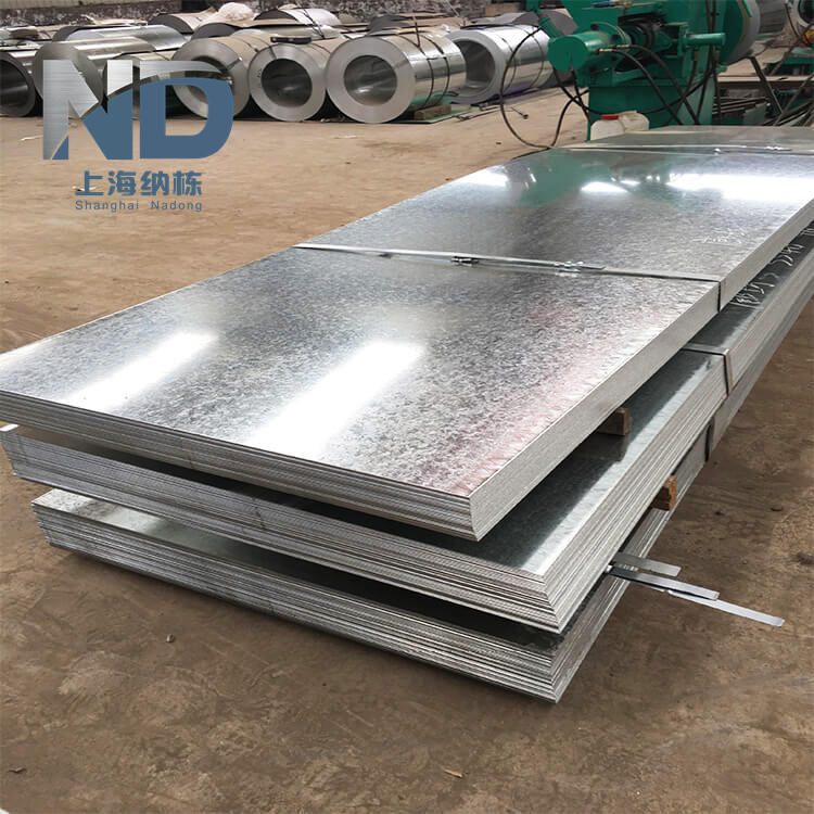 AISI ASTM BS DIN GB JIS Galvanized Flat Plate Zinc Coating 0.7mm