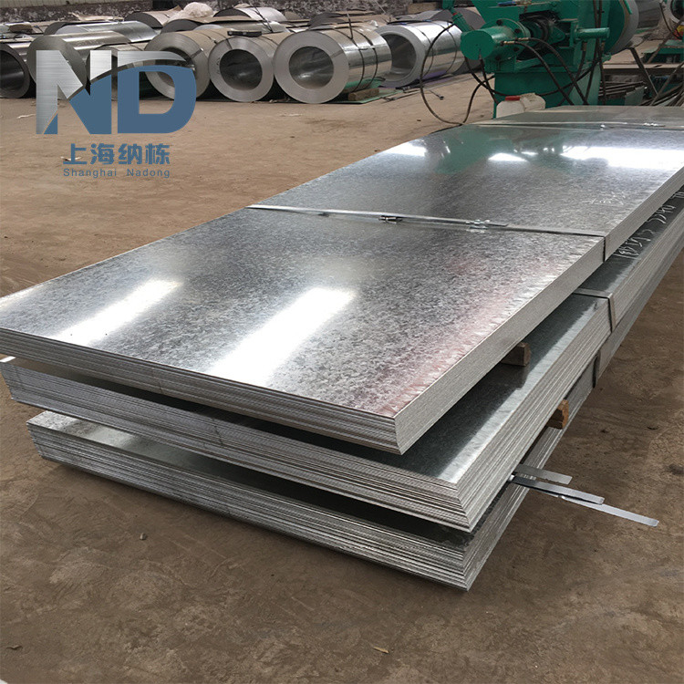 AISI ASTM BS DIN GB JIS Galvanized Flat Plate Zinc Coating 0.7mm