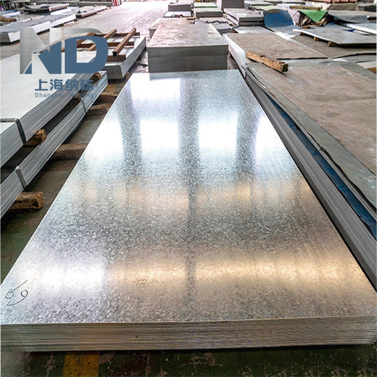 AISI ASTM BS DIN GB JIS Galvanized Flat Plate Zinc Coating 0.7mm