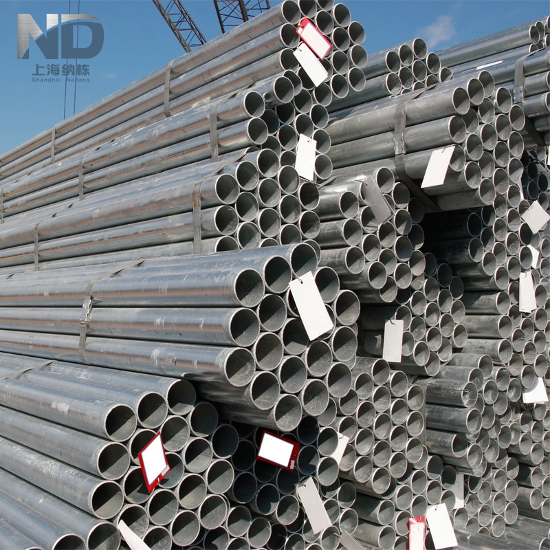 Hot Dip Galvanized Steel Tube Cold Rolled Pre Galvanized ASTM A53 Pipe