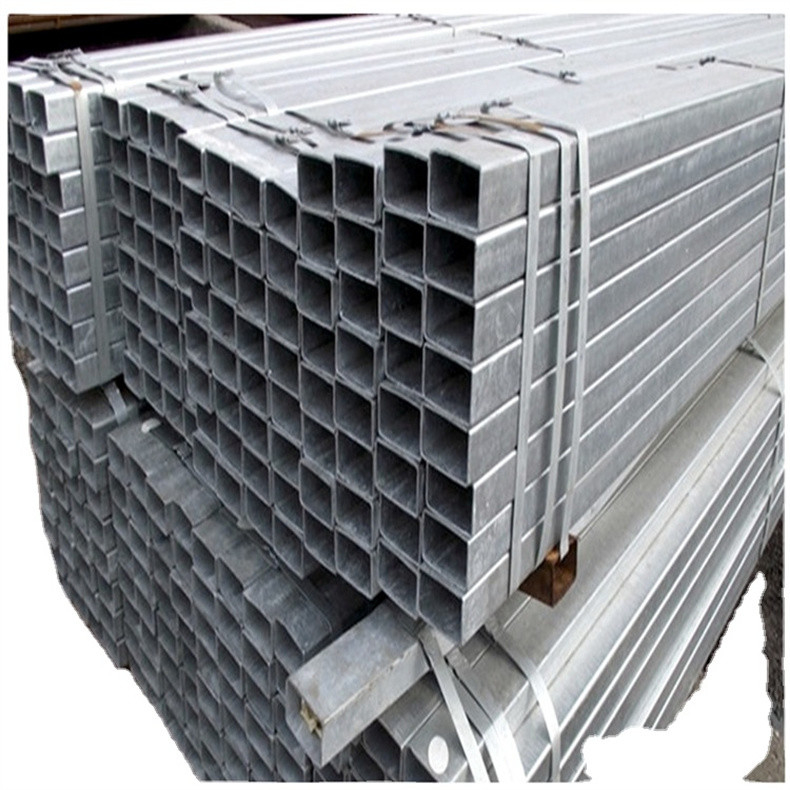 Hot Dipped Gi Steel Pipe Welded Tube Galvanized Square Pipe For Construction