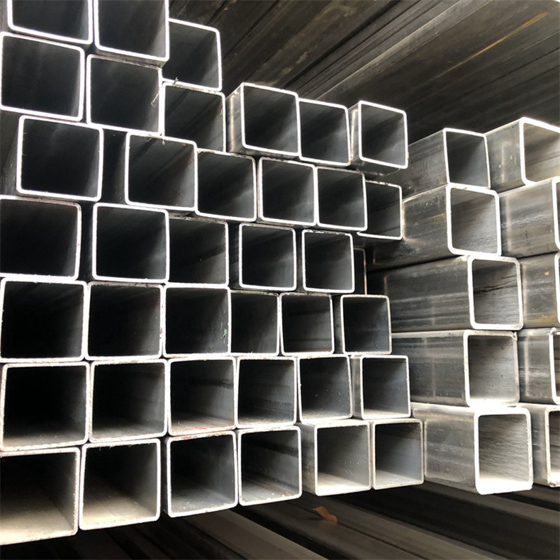A53 B Galvanized Rectangular Steel Pipe 316L Stainless Steel Square Tube