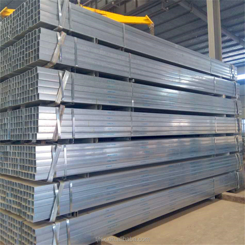 ASTM A500 Galvanized Steel Square Pipe Cold Rolled 1.6mm Thick