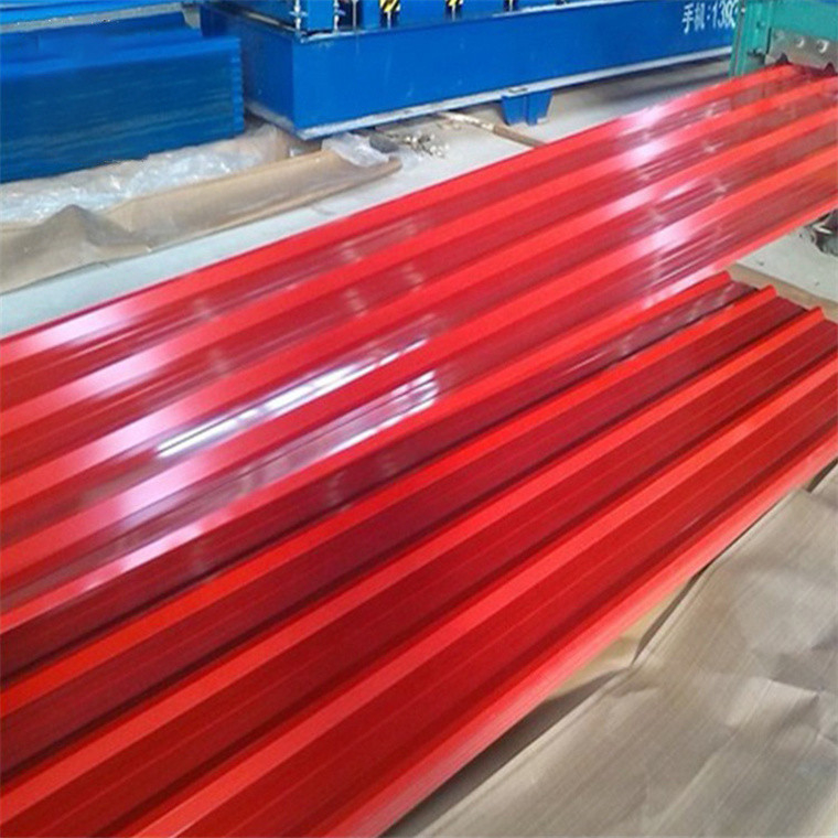 PPGI Color Coated Corrugated Sheet Metal Roofing Panels 0.1mm - 0.8mm