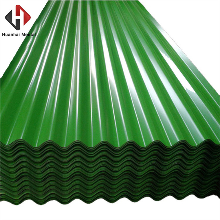 PPGI Color Coated Corrugated Sheet Metal Roofing Panels 0.1mm - 0.8mm