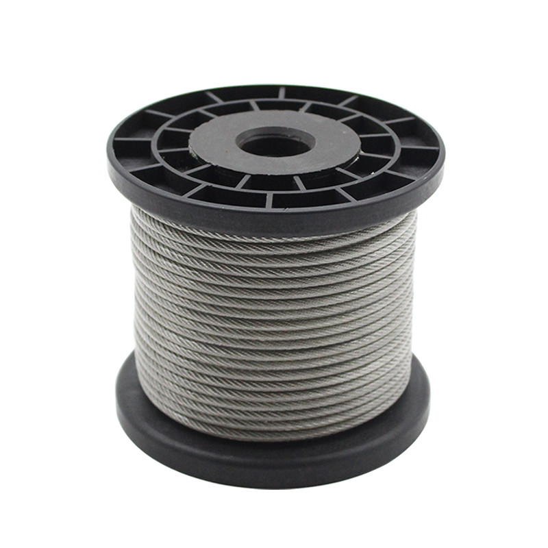 316 2.5mm Stainless Steel Wire Rope 1x7 Drawn Wire