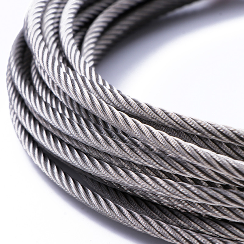316 2.5mm Stainless Steel Wire Rope 1x7 Drawn Wire