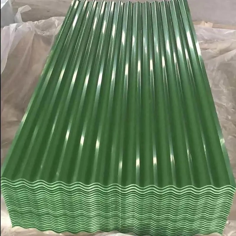 Cold Rolled Prepainted Galvanized Galvalume Color Coated Corrugated Galvanized Steel Roofing Sheet