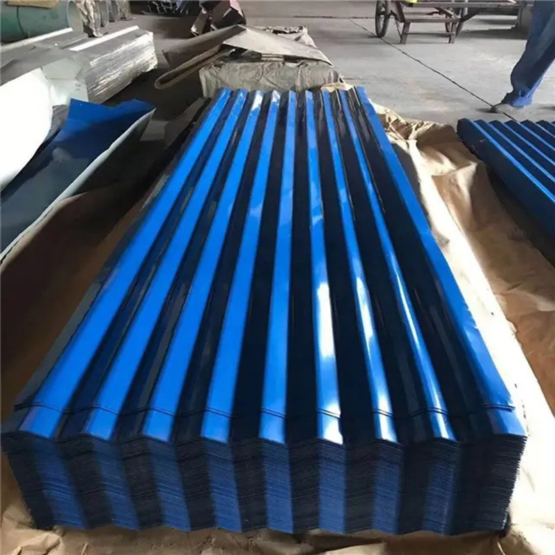 Cold Rolled Prepainted Galvanized Galvalume Color Coated Corrugated Galvanized Steel Roofing Sheet