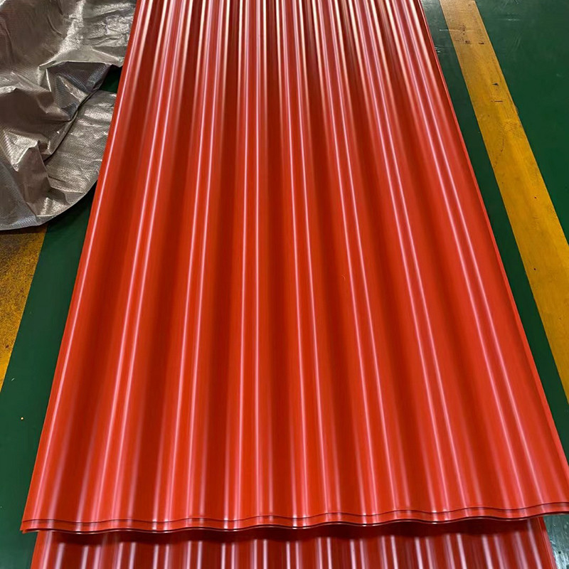 Cold Rolled Prepainted Galvanized Galvalume Color Coated Corrugated Galvanized Steel Roofing Sheet